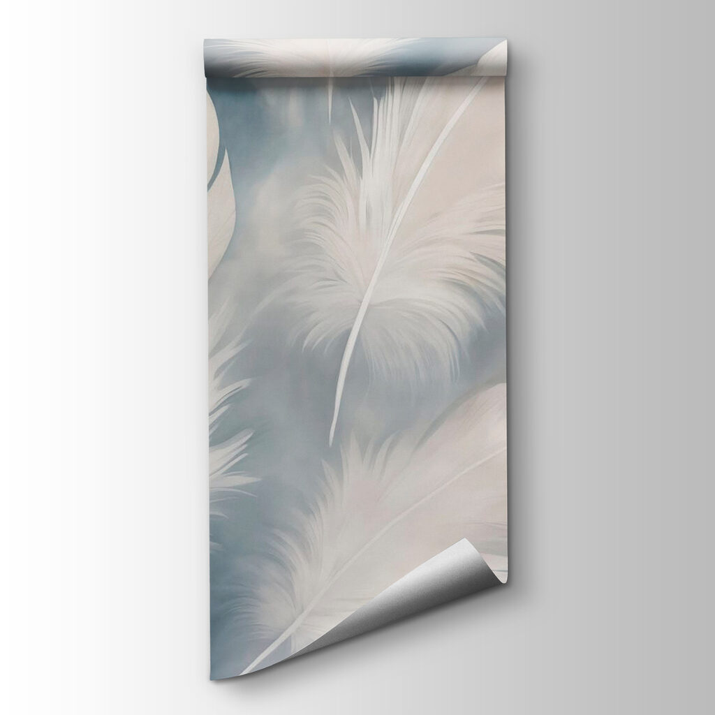 Group of white feathers Group of white feathers