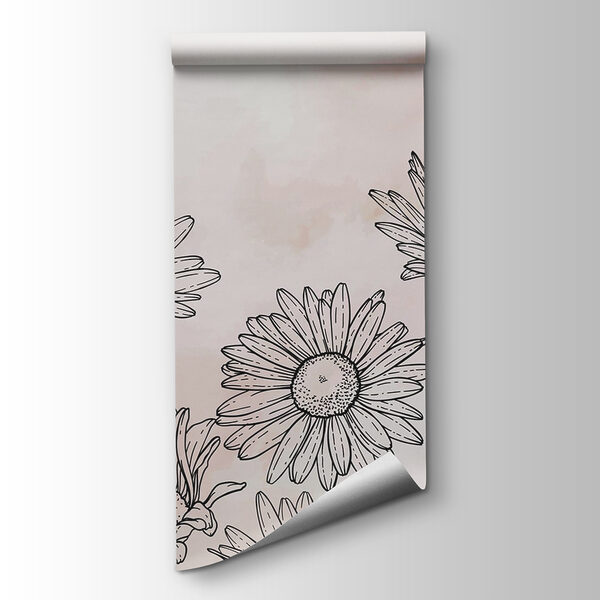 Group of flowers on a white background