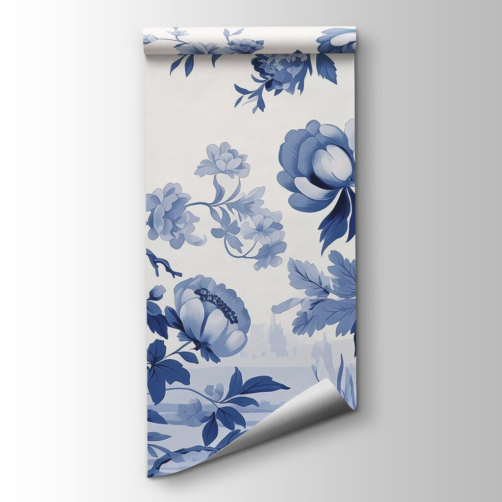 Bird on a tree branch with flowers Bird on a tree branch with flowers