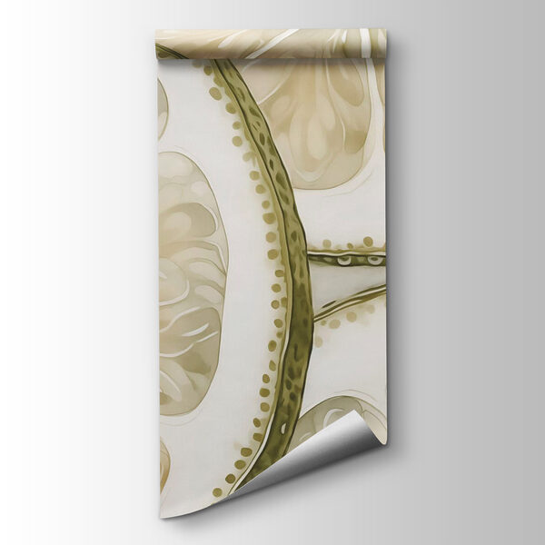 Fresh lemon slices stacked together