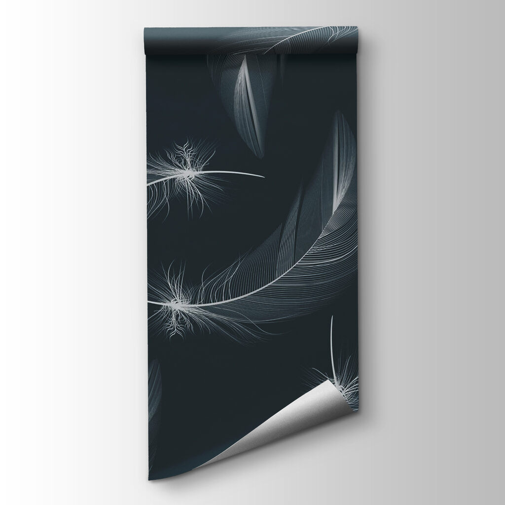 Pattern of white feathers