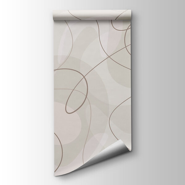 White and brown swirls on a white background White and brown swirls on a white background