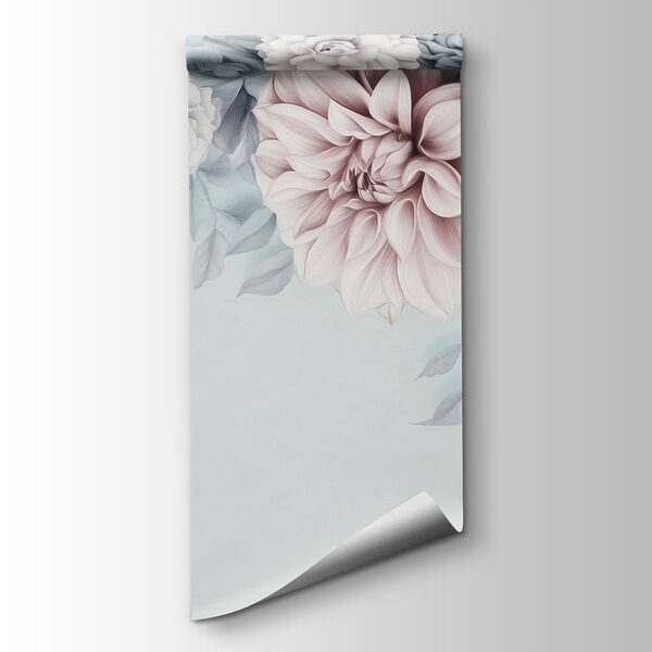 Group of flowers with leaves