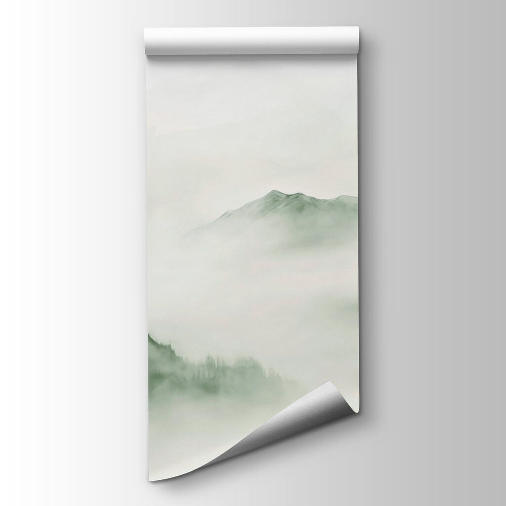 Foggy mountain range Foggy mountain range