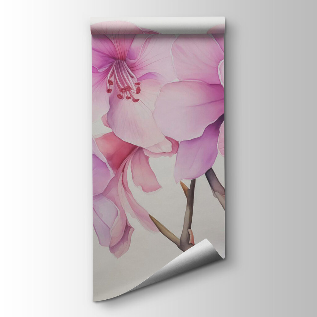 Delicate blossoms in soft hues