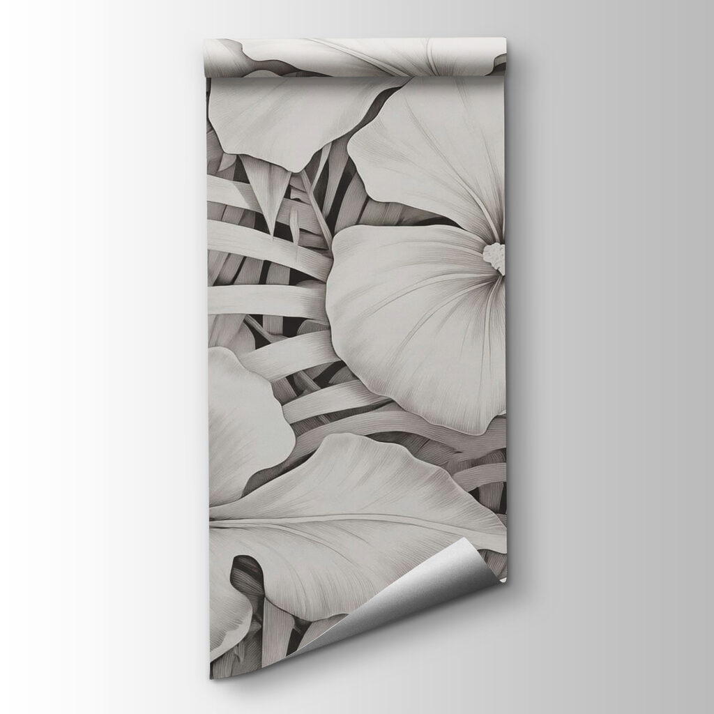 Lush foliage in monochrome tones Lush foliage in monochrome tones