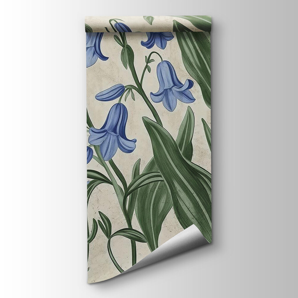 Serene blue blooms in soft hues