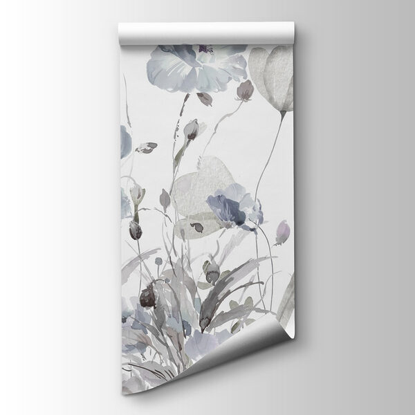 Painting of flowers on a white background