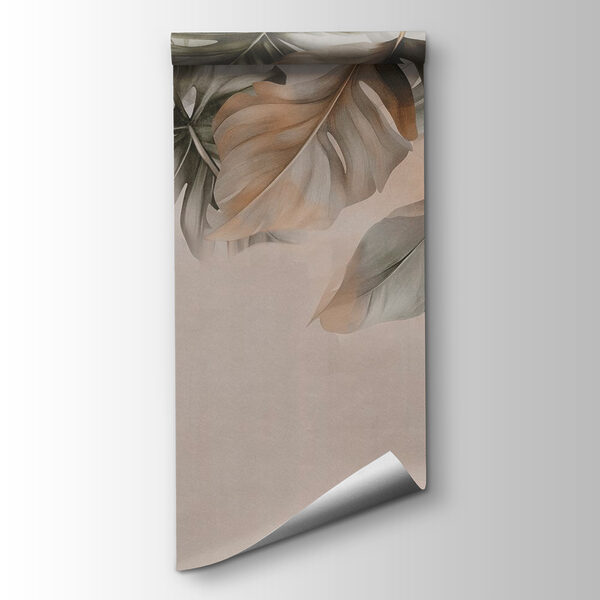 Elegant leaves in soft tones