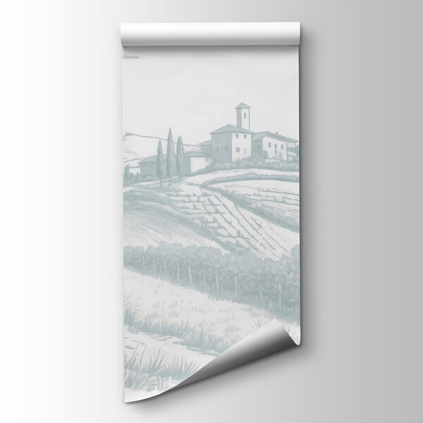 Landscape with a house and trees