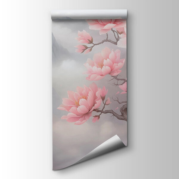 Tree with pink flowers on it