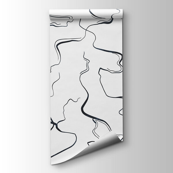 Black and white image of lines