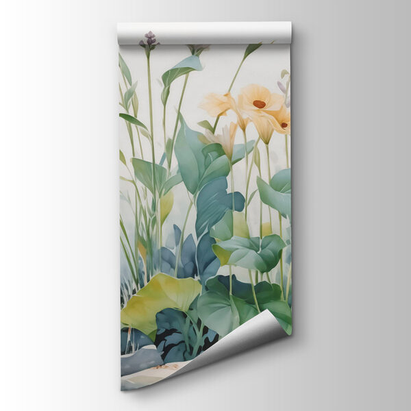 Painting of flowers and plants