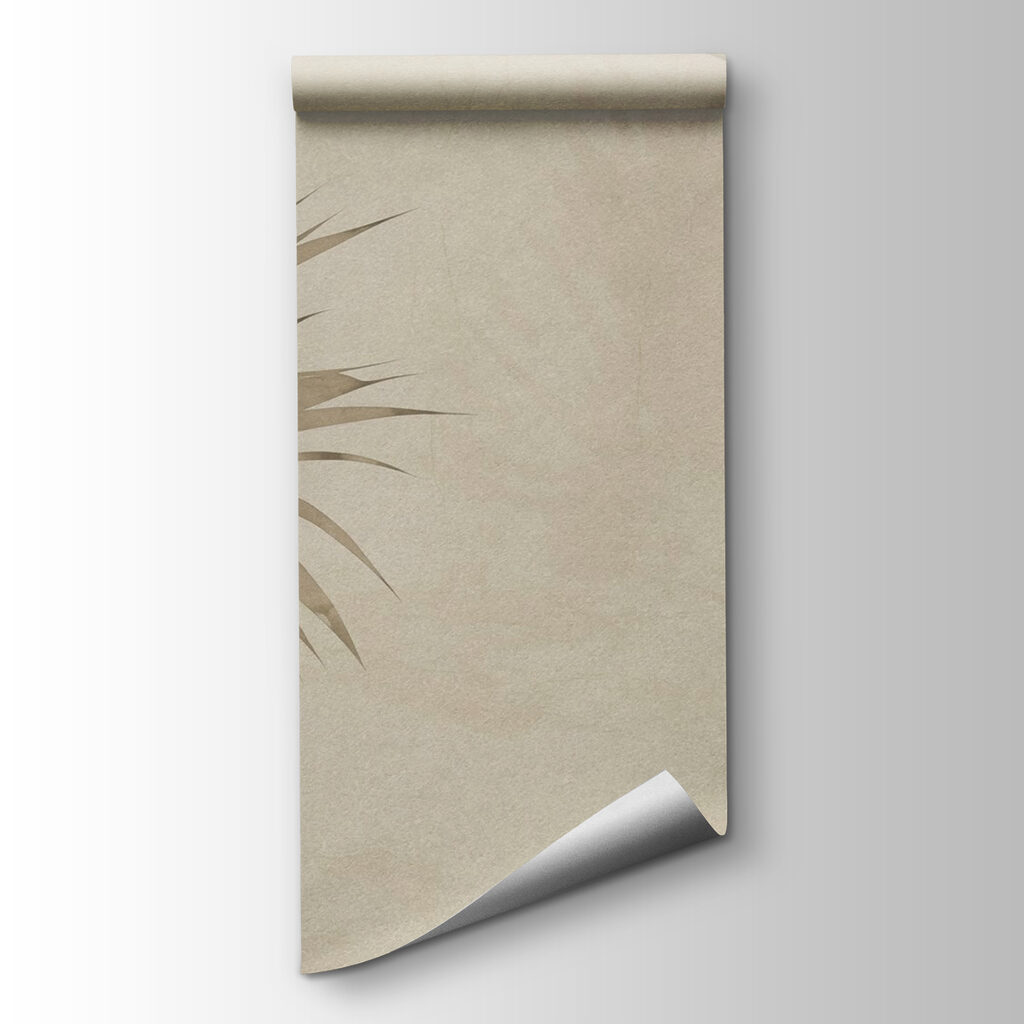 Calm leaves in soft tones