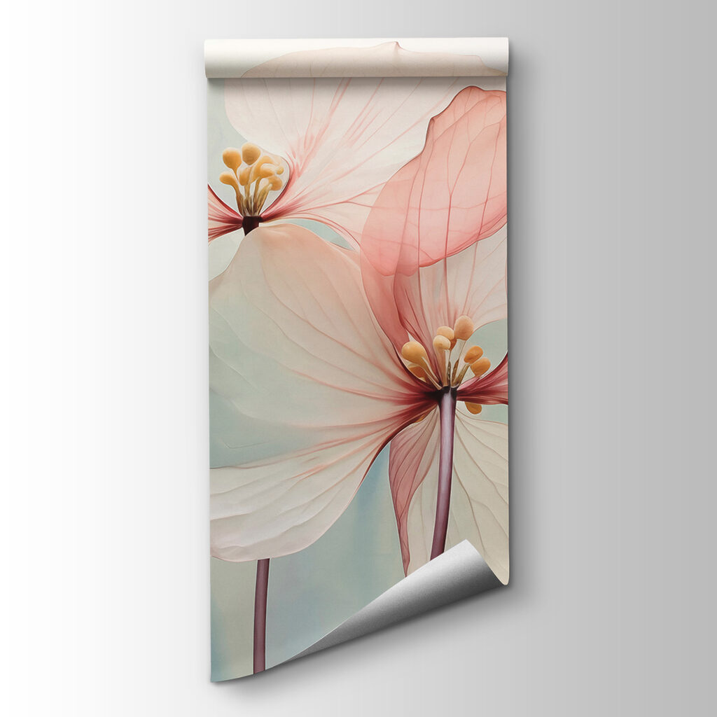 Delicate petals in soft hues