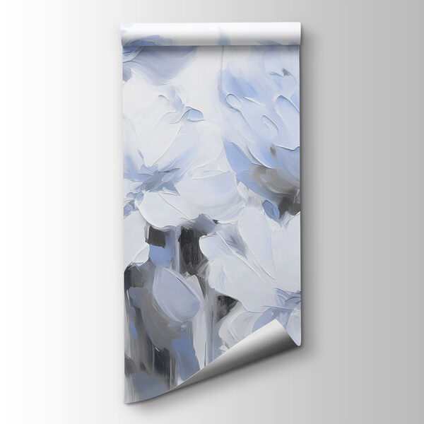 Painting of flowers on a white background Painting of flowers on a white background