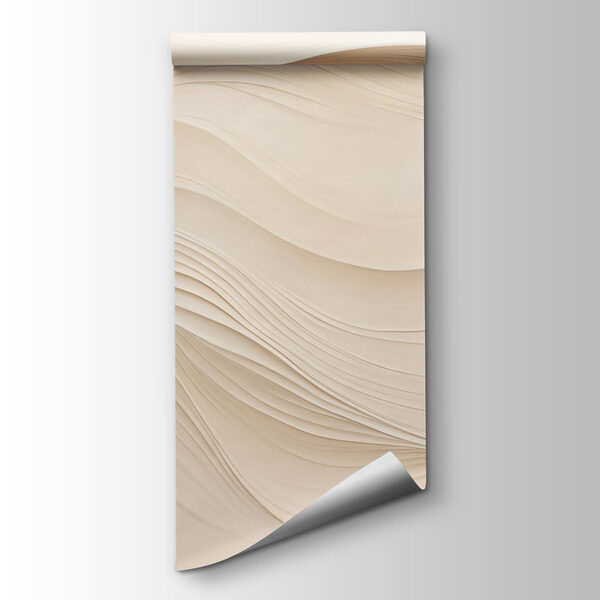 White wavy lines on a white surface White wavy lines on a white surface