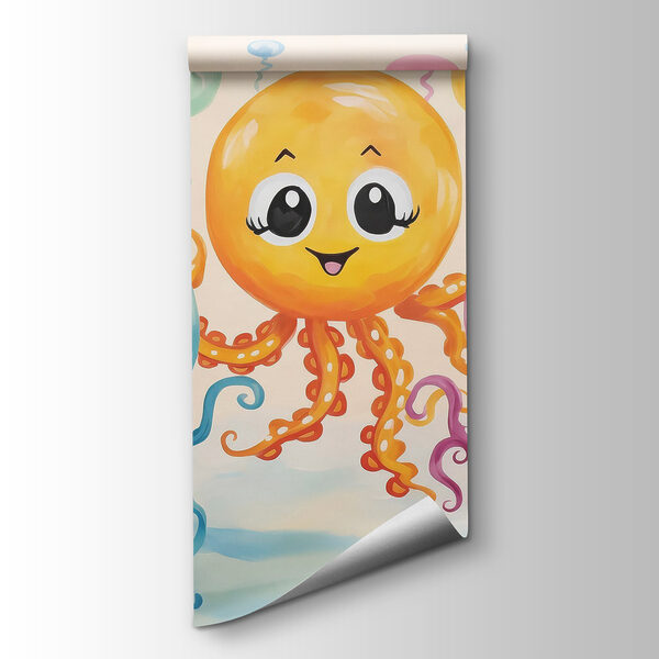 Group of octopuses with balloons Group of octopuses with balloons