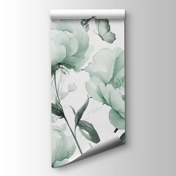 Delicate blooms in soft green hues Delicate blooms in soft green hues