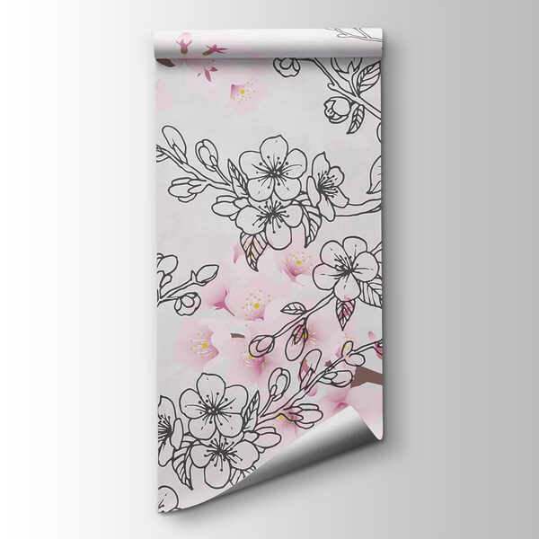 Delicate blossoms in soft pastels