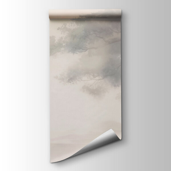 Tree with a rock in the background