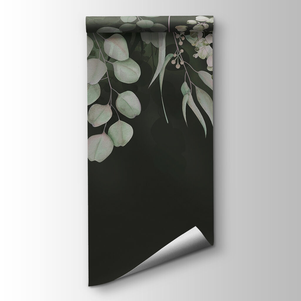 Delicate leaves on a dark backdrop Delicate leaves on a dark backdrop