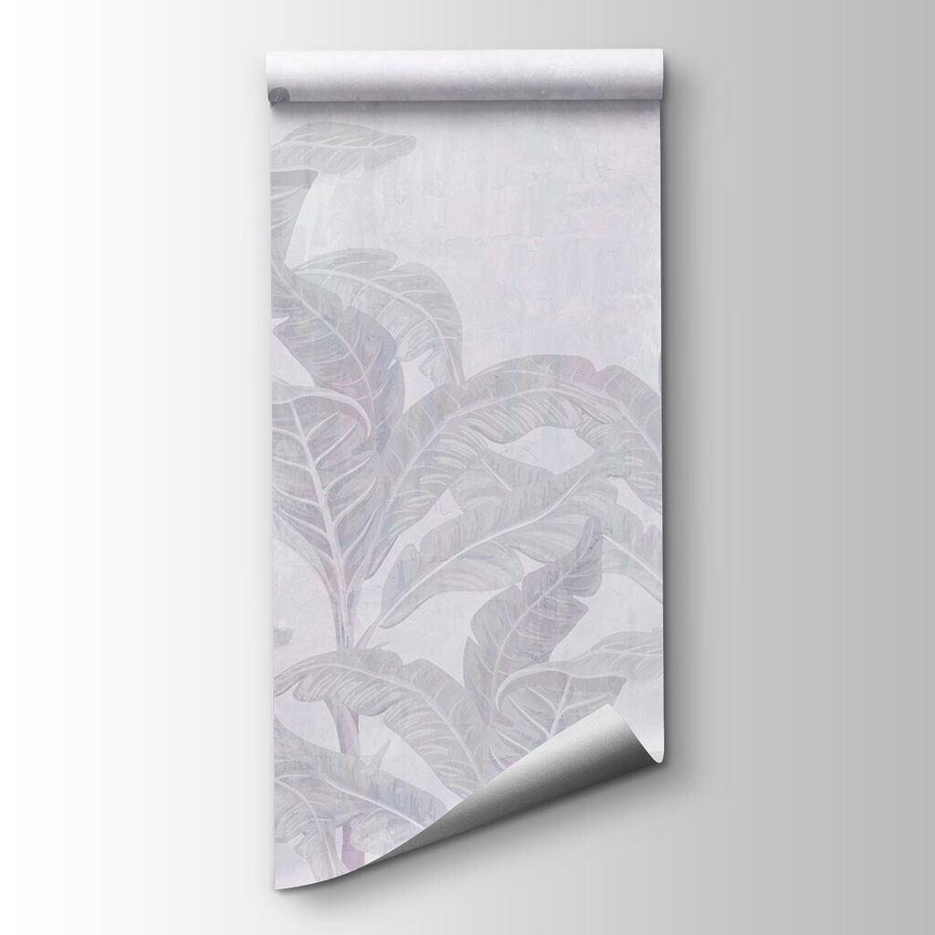 Delicate leaves in soft hues