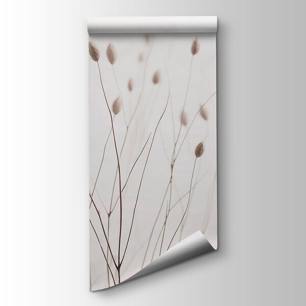 Delicate stems against soft backdrop