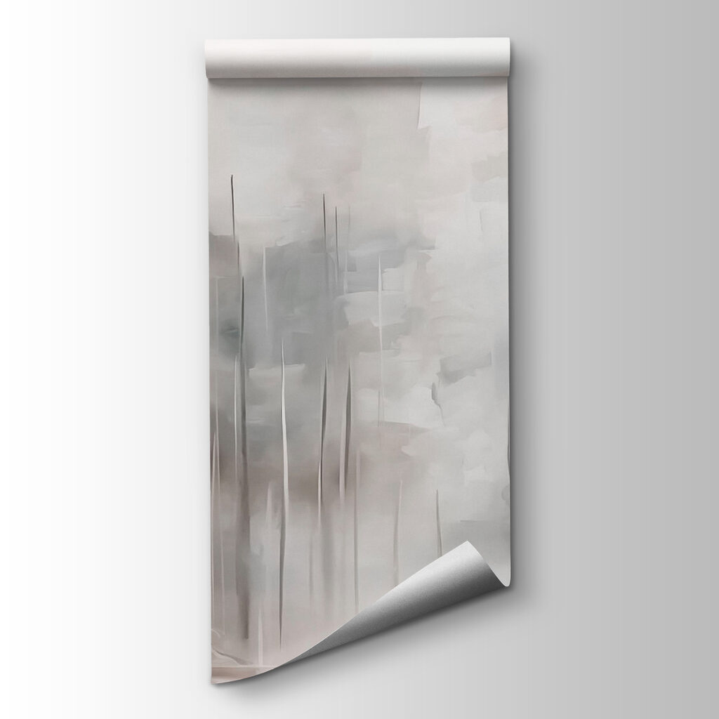 Painting of a building with columns