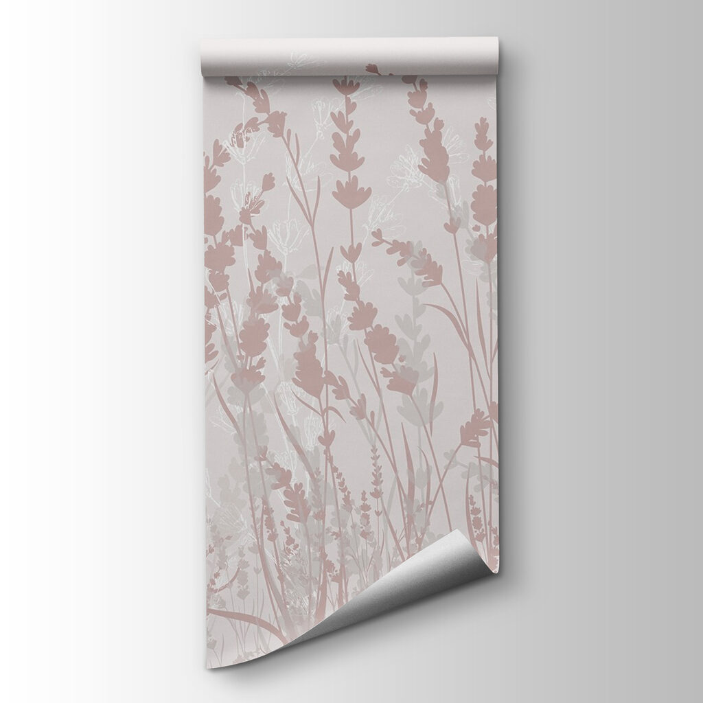 Delicate floral pattern in soft hues Delicate floral pattern in soft hues