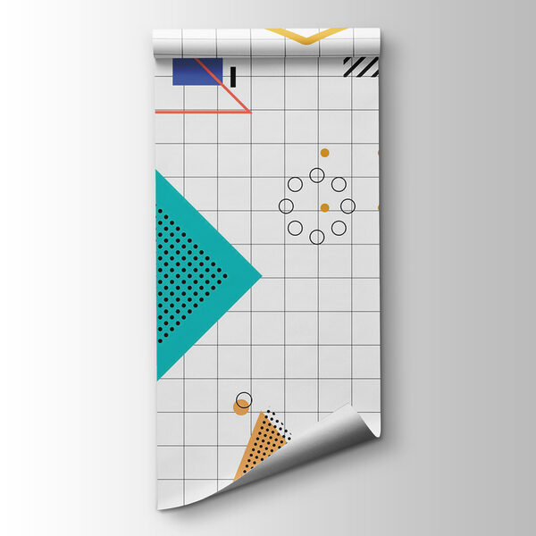 A pattern of geometric shapes