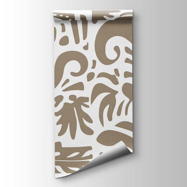 White and brown pattern White and brown pattern