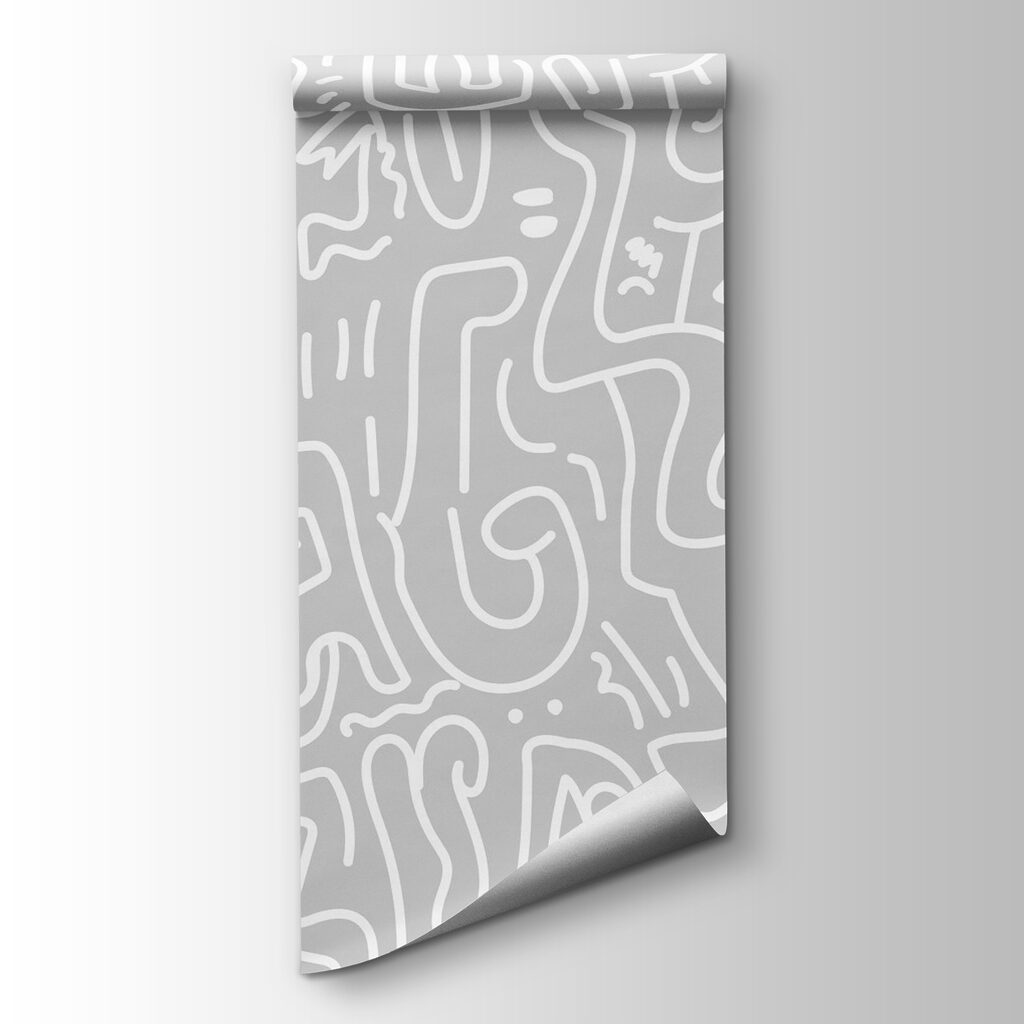 Grey and white pattern