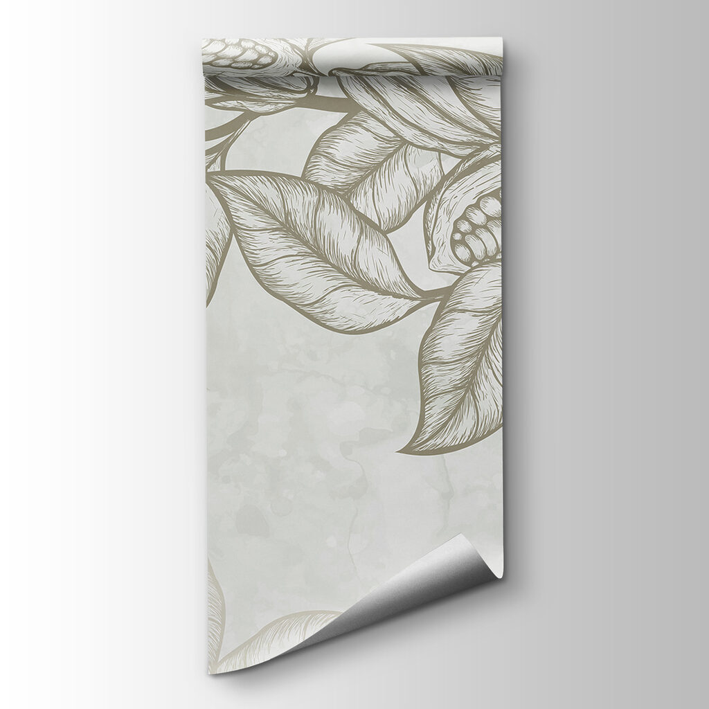 Plant with leaves and beans