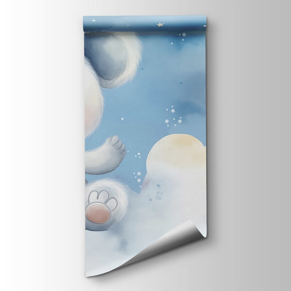 Cartoon of a white bear Cartoon of a white bear