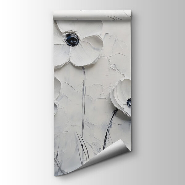 Painting of white flowers