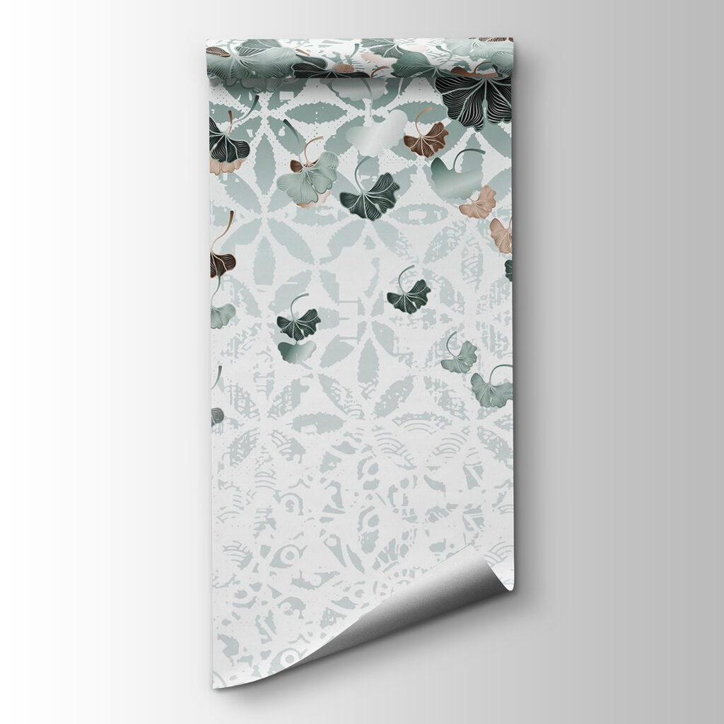 Flowing leaves create tranquil patterns Flowing leaves create tranquil patterns