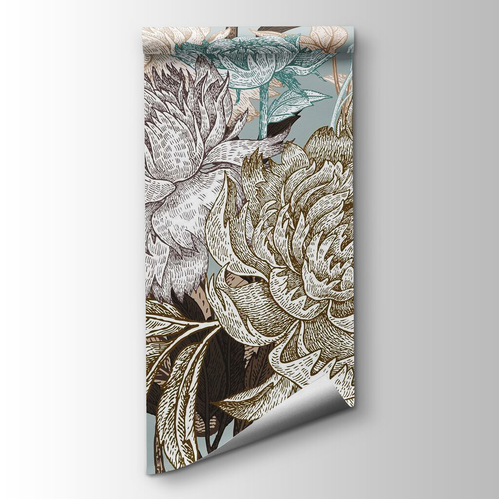 Delicate blooms in soft colors