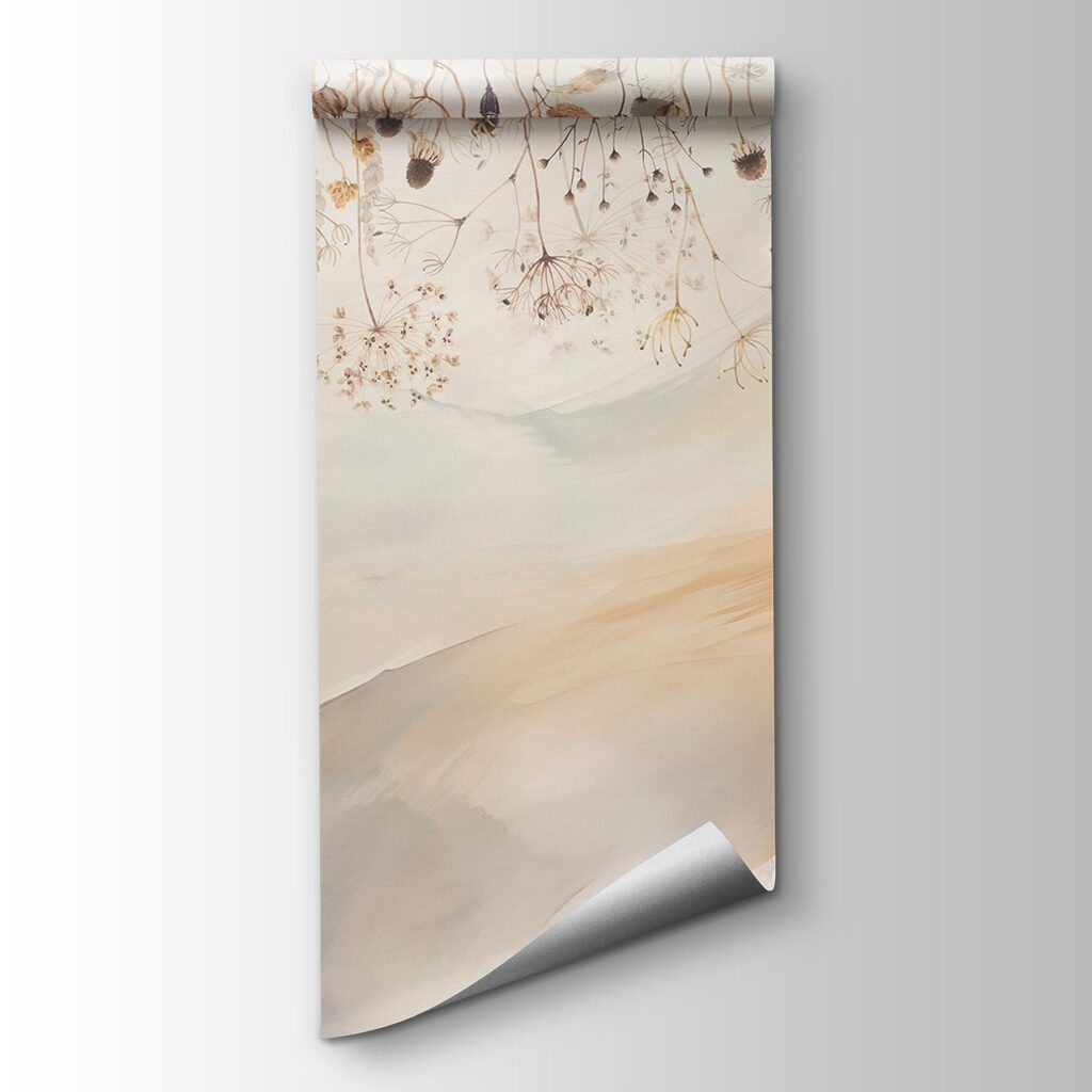 Painting of dried flowers and plants