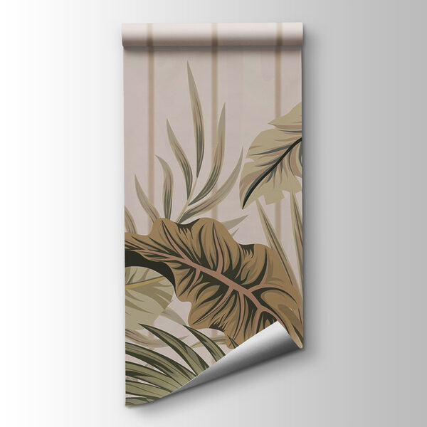 Lush leaves in subtle tones Lush leaves in subtle tones