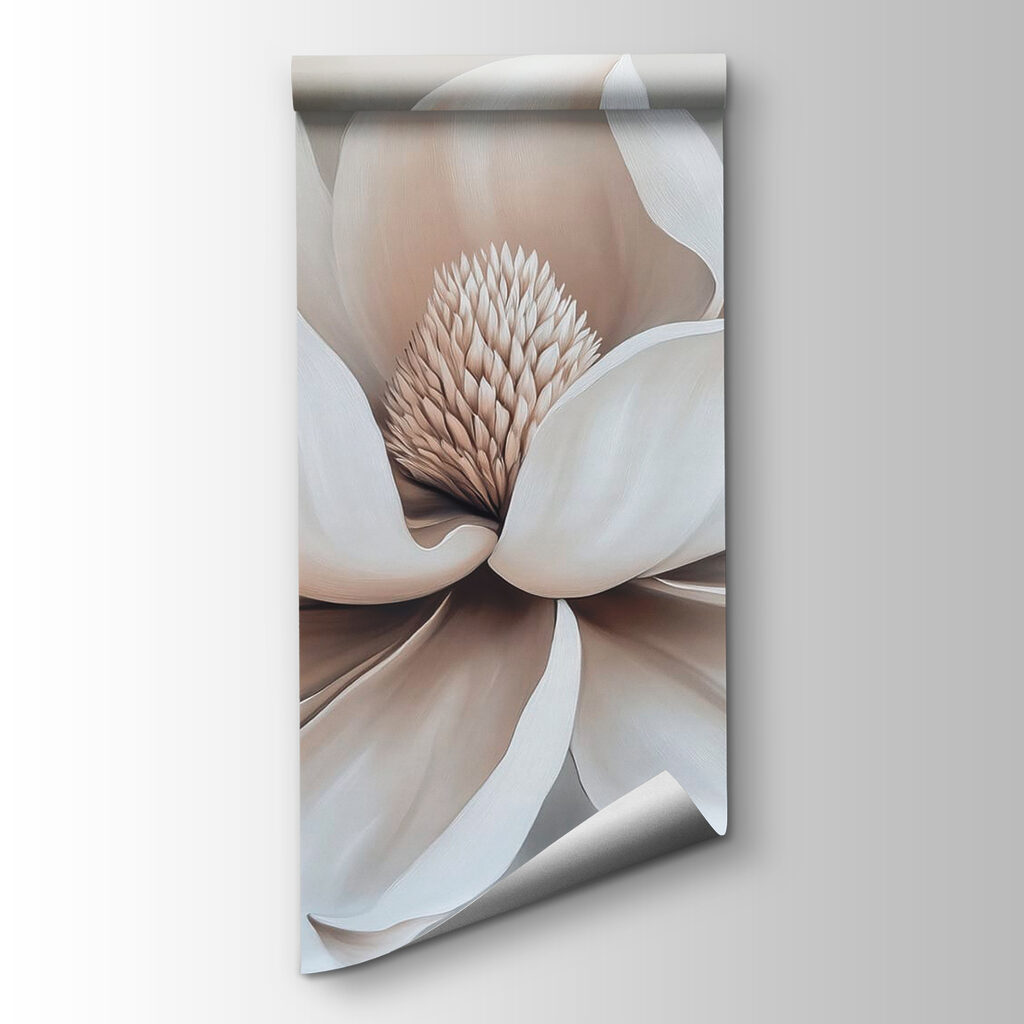 White flower with petals