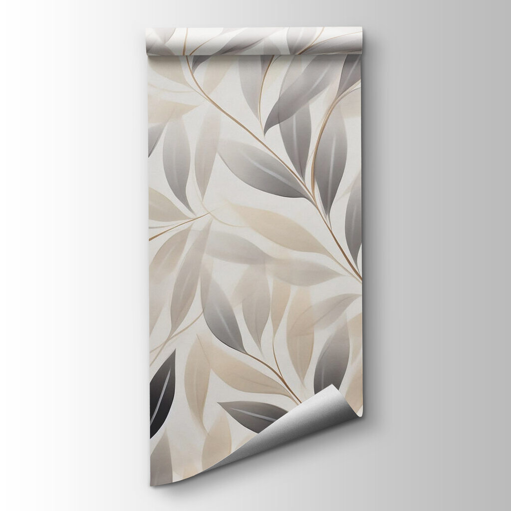 Soft leaves in neutral tones Soft leaves in neutral tones