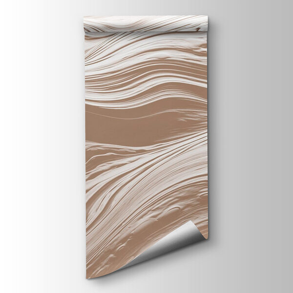 White swirls on a surface