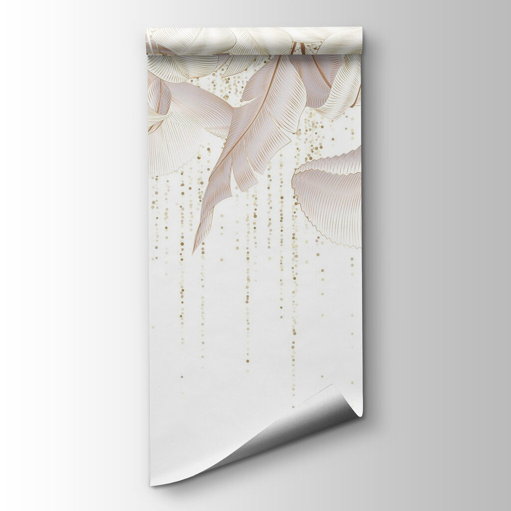 Delicate leaves with subtle textures