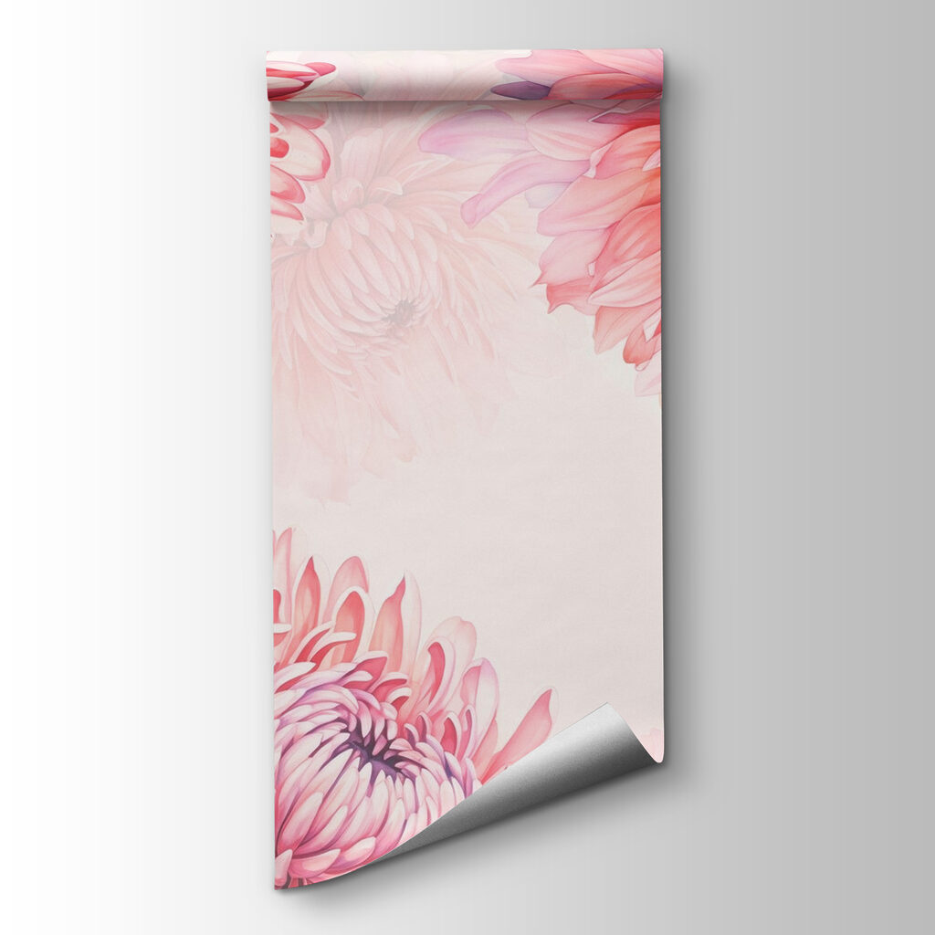 Vibrant flowers in gentle hues