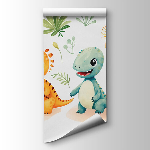 Group of cartoon dinosaurs