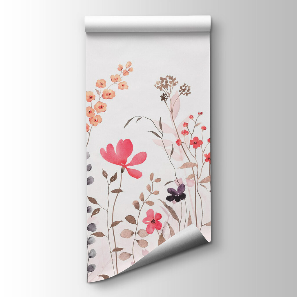 Painting of flowers and plants