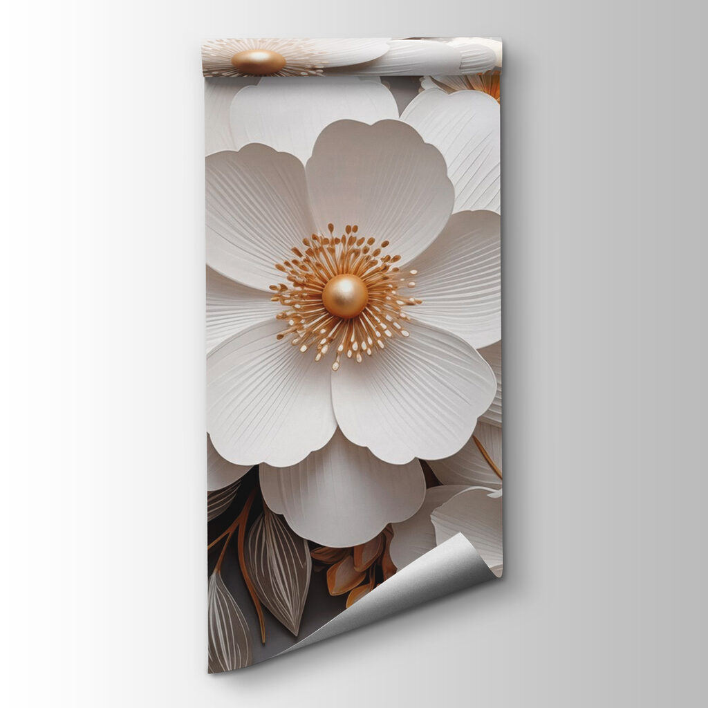 Elegant paper flowers in soft tones Elegant paper flowers in soft tones