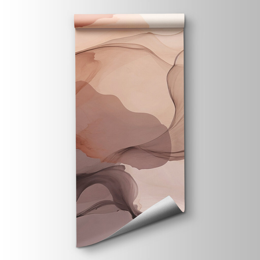 Soft, flowing abstract colors blend beautifully
