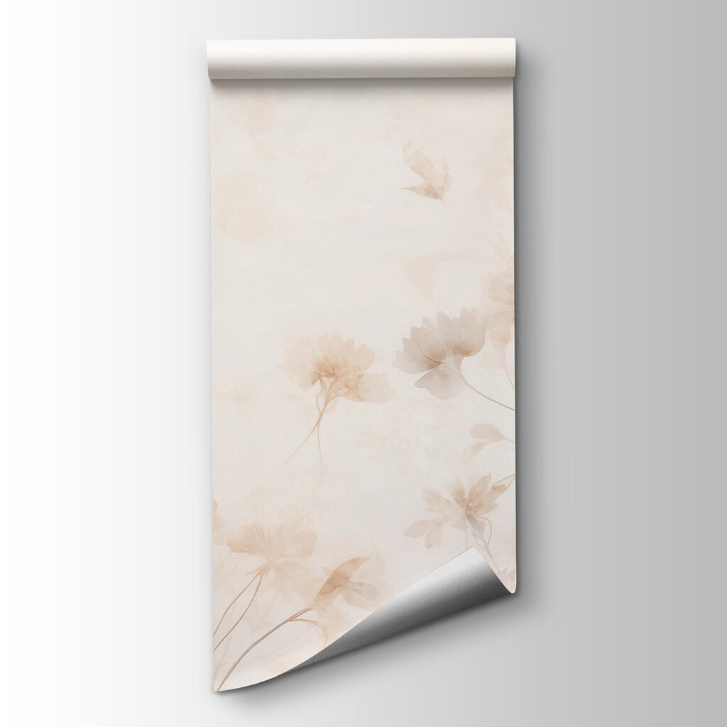 White and pink floral pattern